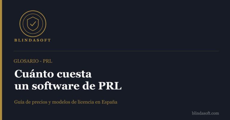 Guía de precios de software de PRL en España: cuánto cuesta, qué modelos de licencia existen y qué factores influyen en el precio final