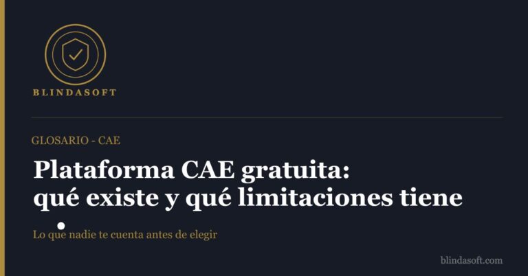 Guía sobre plataformas CAE gratuitas: qué opciones existen, qué limitaciones tienen y cuándo tiene sentido pagar por una solución de pago
