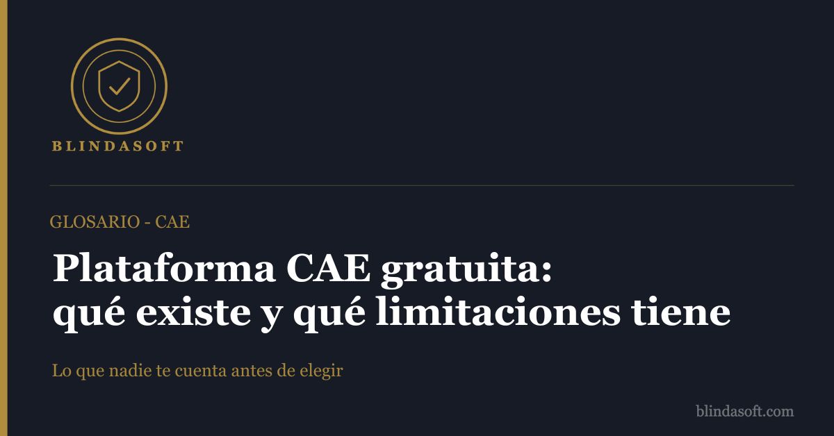 Guía de precios de plataformas CAE en España: cuánto cuesta, qué modelos de licencia existen y qué factores influyen en el precio final